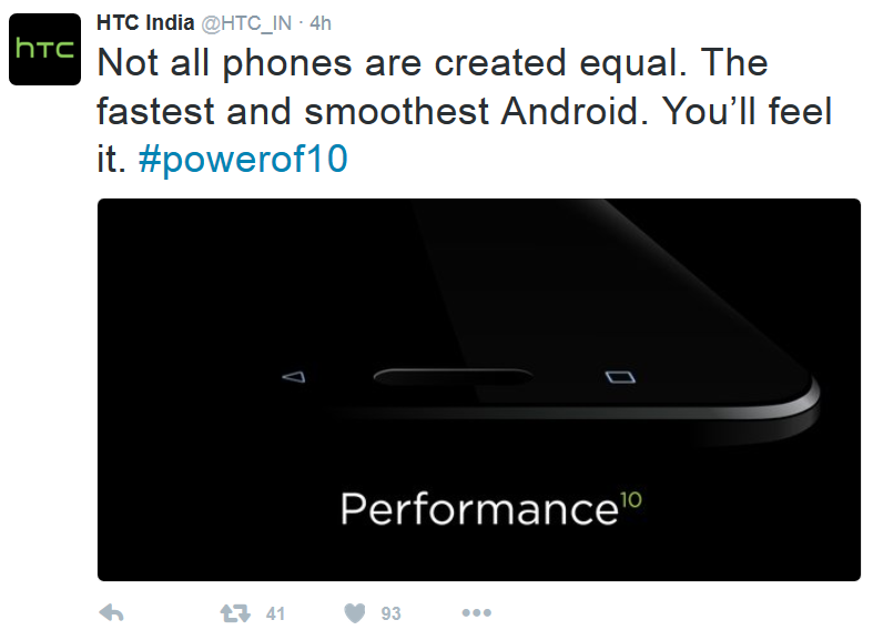 HTC continues to tease its new flagship phone - HTC teases the "smoothest and fastest Android phone," the HTC 10