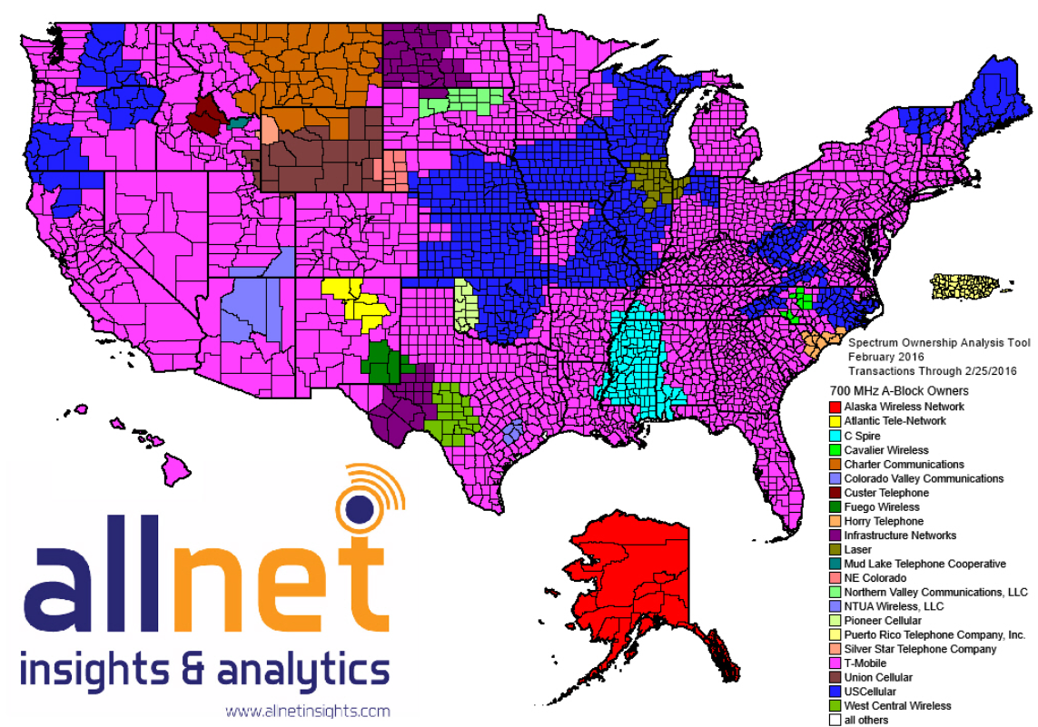 T-Mobile is the largest holder of 700MHz Block A licenses in the U.S. - T-Mobile to sell $1 billion in debt to fund additional purchases of 700MHz spectrum
