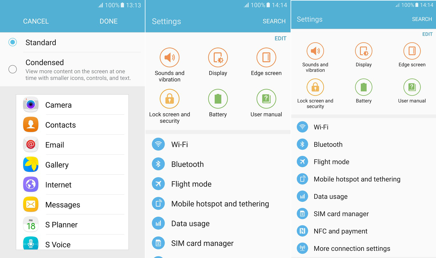 How to make Galaxy S7 or S6 fit more content on the screen the easy way (DPI scale, no root)