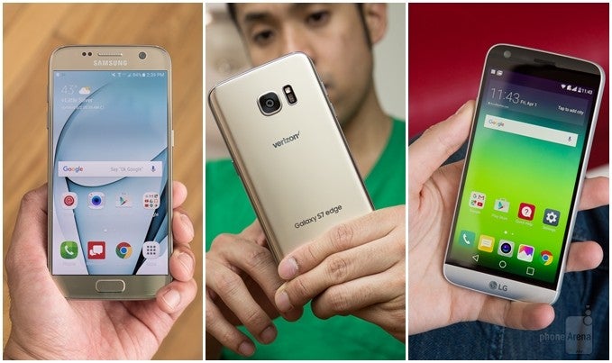 Samsung Galaxy S7 vs Galaxy S7 edge vs LG G5: vote for the better phone