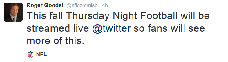Thursday Night Football will be on Twitter next season - Twitter snags digital streaming rights to Thursday Night Football
