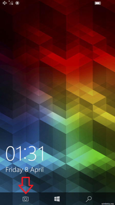 Redstone update to Windows 10 Mobile is said to include a lock screen camera button - Redstone update adds lock screen camera button to some Windows 10 Mobile devices