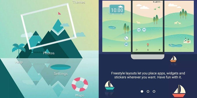 HTC's Sense 8 UI leaks in screenshots, might arrive with 'Freestyle' home screen layouts