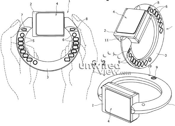 Drawing of the Sony Ericsson´s bracelet cell phone has appeared