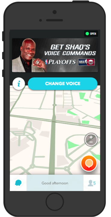 Waze adds Shaq&#039;s voice to navigation for NBA Playoffs