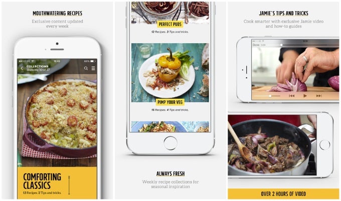 Jamie Oliver Cooking Recipes App iPhone - PhoneArena