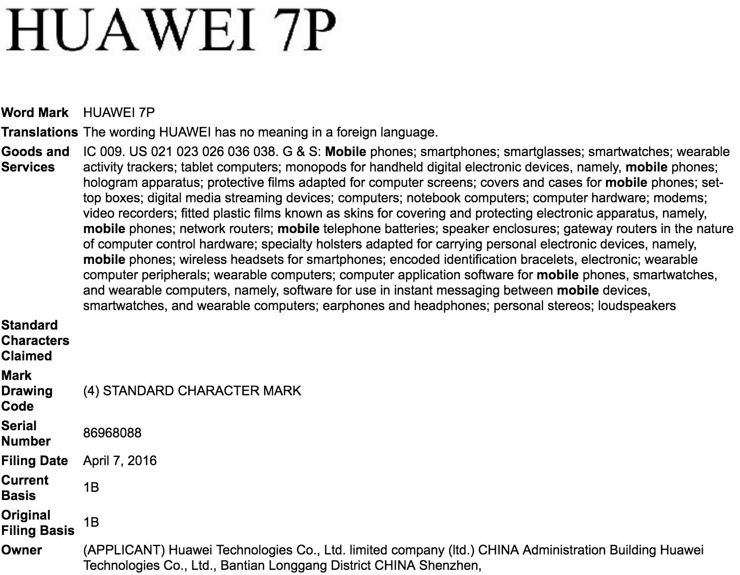 New trademark suggests Huawei is planning its own successor to the Google Nexus 6P