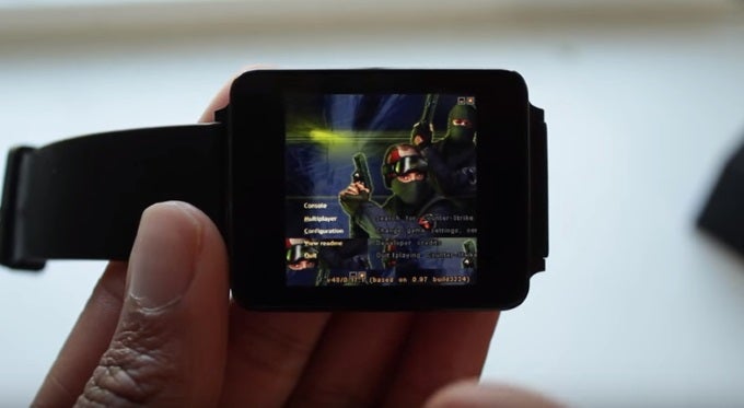 Counter Strike running on an Android Wear smartwatch is a frustrating technological marvel