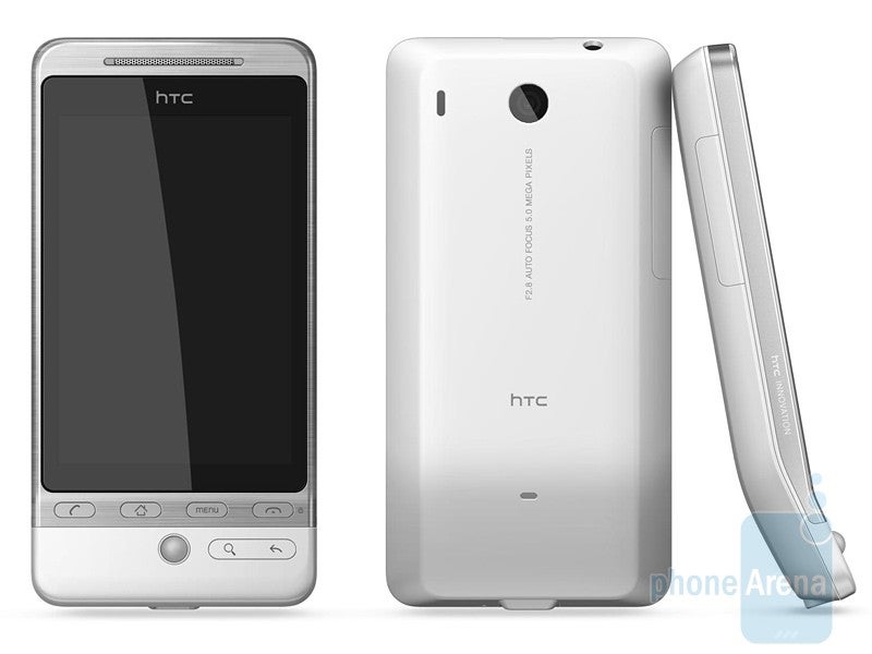 The HTC Hero in white sports a Teflon coating - HTC Hero introduces the new Sense UI