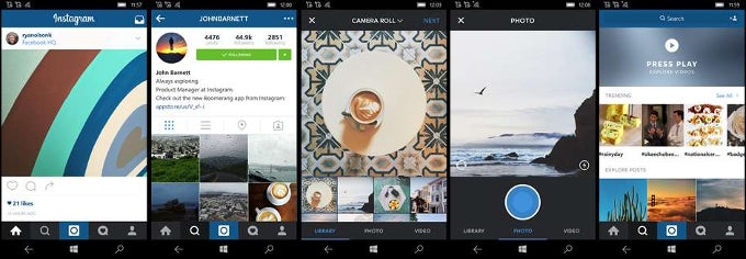 Instagram for Windows 10 Mobile ditches beta tag; draws parity with iOS and Android versions