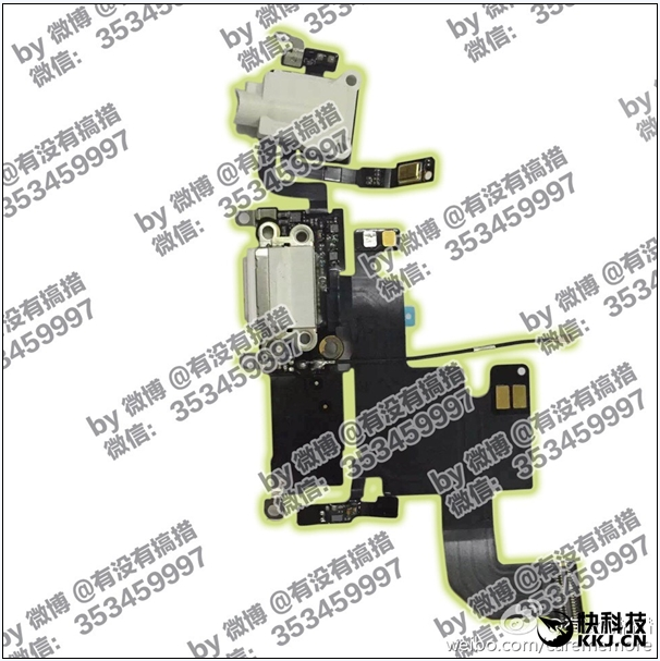 Allegedly showing the circuitry of the iPhone 7, this picture confirms the existence of an earphone jack for the phone - Image from China reveals that the Apple iPhone 7 might have an earphone jack