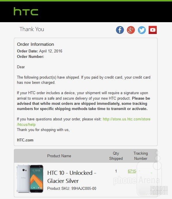 Pre-orders for unlocked HTC 10 are now shipping in the US