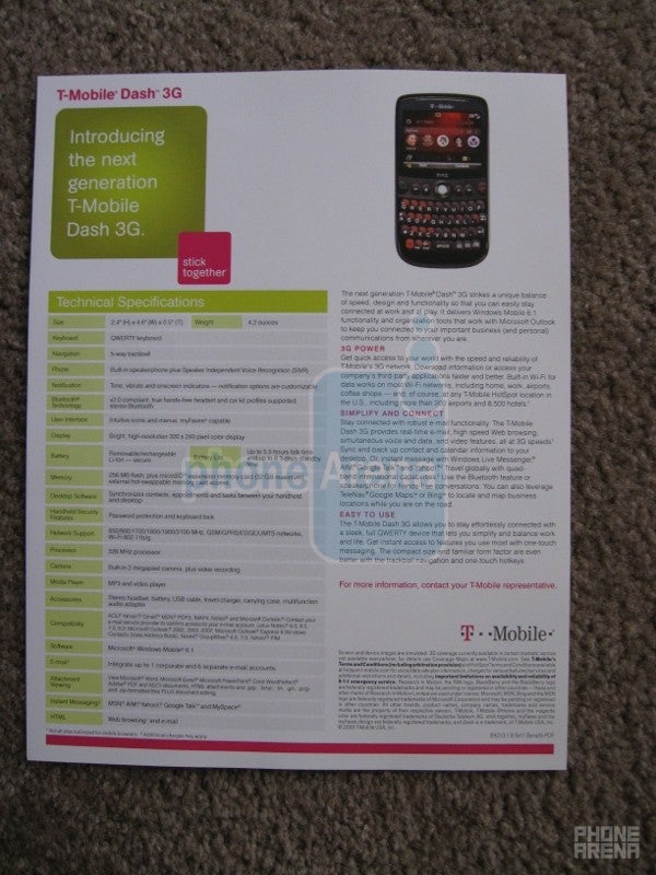 T-Mobile Solutions Showcase - Free Dash 3G and goodies
