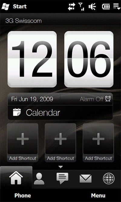 TouchFLO 3D 2.5 poses for screen shot