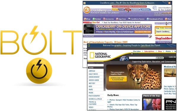 BOLT browser gets upgrade to Beta 3