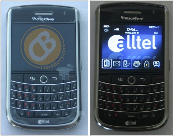 First photos to reveal an Alltel-branded BlackBerry Tour - Tuesday's News Bits - June 2009 edition, part 4