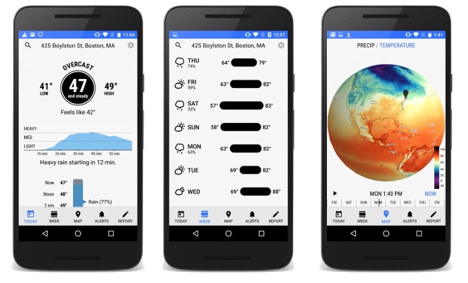 Dark Sky finally brings its down-to-the-minute, hyperlocal weather forecasts to Android
