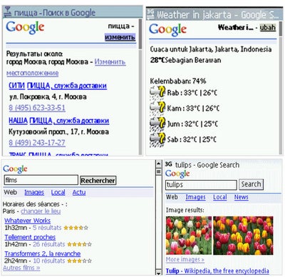 Feature phones to take advantage of optimized Google searches as well