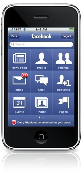 Facebook 3.0 for the iPhonewill have a renewed homescreen - Facebook v3.0 for the iPhone is almost here, still no push notification