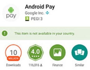 Not what UK Android users should be seeing - Android Pay finally comes to the UK, but it's off to a bumpy start (UPDATE: not quite yet)