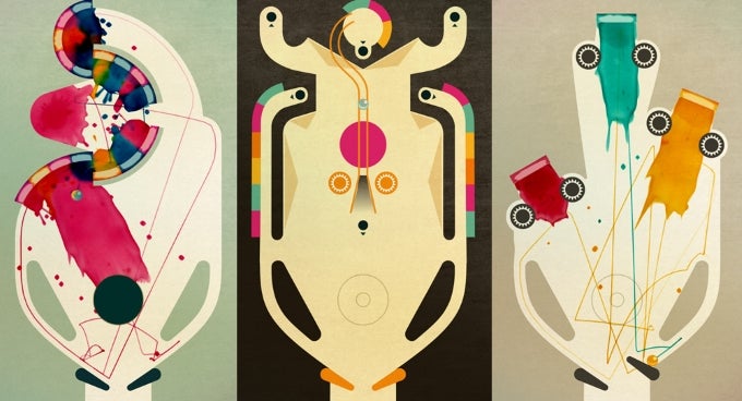 Inks for iOS is a fun game that combines pinball excitement with paintball mayhem