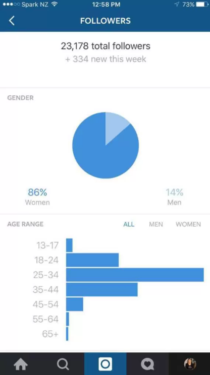 Insights will allow businesses on Instagram to check the demographics of those viewing its posts - Open your hidden Instagram message box; app to allow businesses to view follower metrics