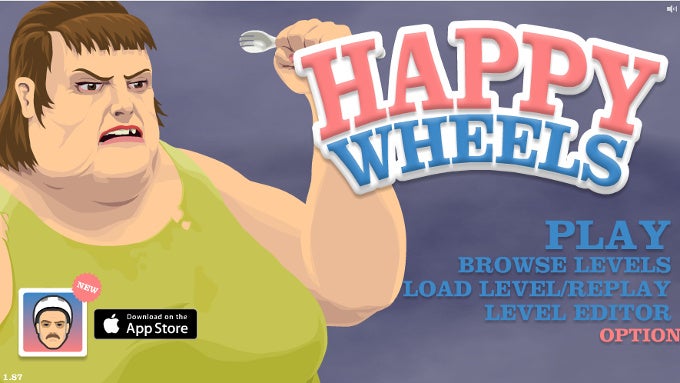 Happy Wheels review: ragdoll physics masterpiece focusing on blood and gore