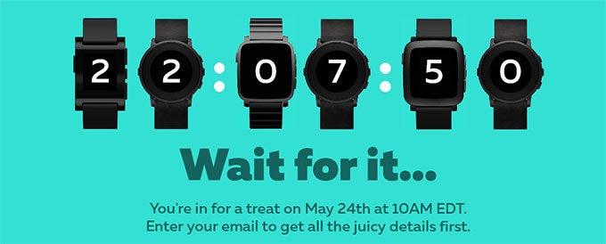 Pebble teaser counts down to tomorrow&#039;s announcement; what will we get?