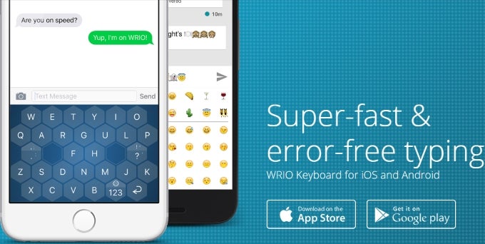 Wrio is a new keyboard app designed for fast and comfy typing