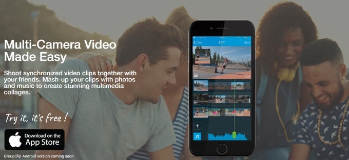 GroupClip lets you collaborate with friends on putting together multi-camera videos quickly and easily