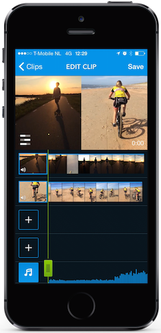 GroupClip in action. - GroupClip lets you collaborate with friends on putting together multi-camera videos quickly and easily