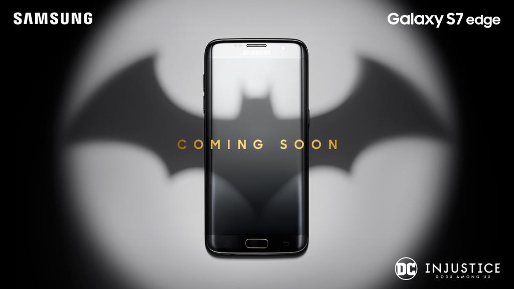 A new device for the battle against the Gods Among Us. From Samsung. - Limited edition Samsung Galaxy S7 edge coming soon, teaser suggests