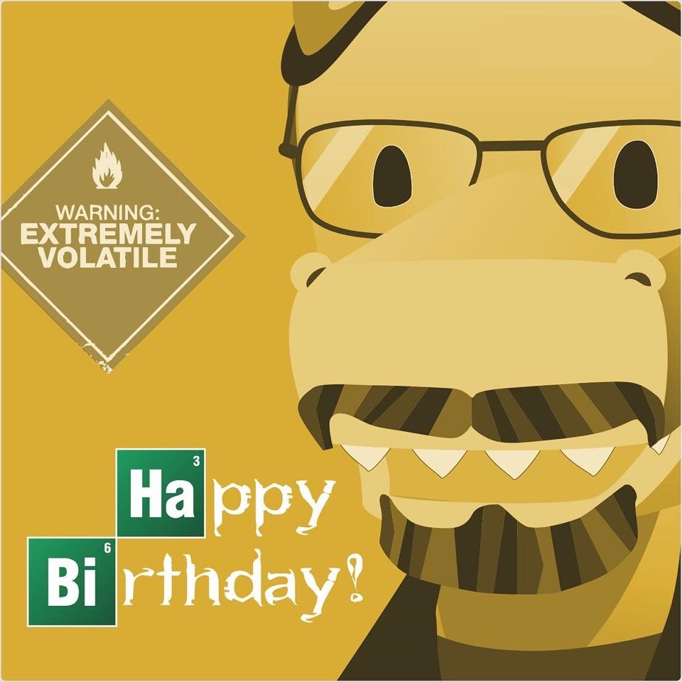 This is how the app commemorated Bryan Cranston's 59th birthday. - Timehop arranges your old posts and photos on social media into delightful stories
