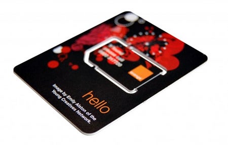 Mini-SIMs introduced by Orange UK to reduce waste