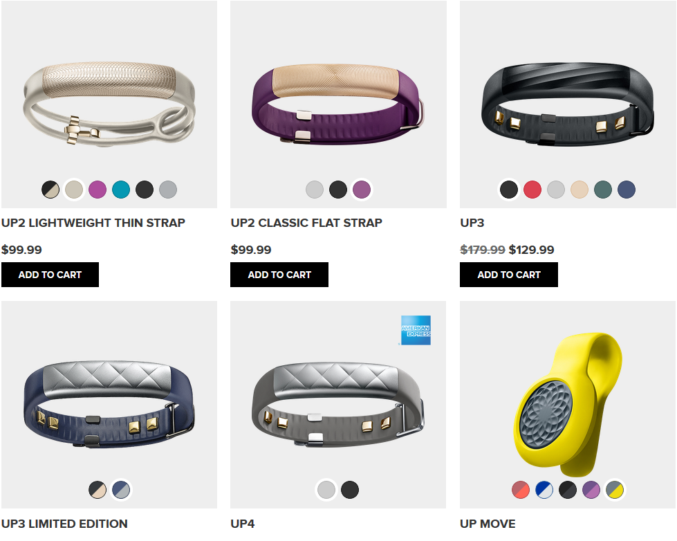 Jawbone has allegedly stopped producing its fitness trackers and has sold its inventory to a third-party retailer - Jawbone stops production of its UP2, UP3 and UP4 fitness trackers?