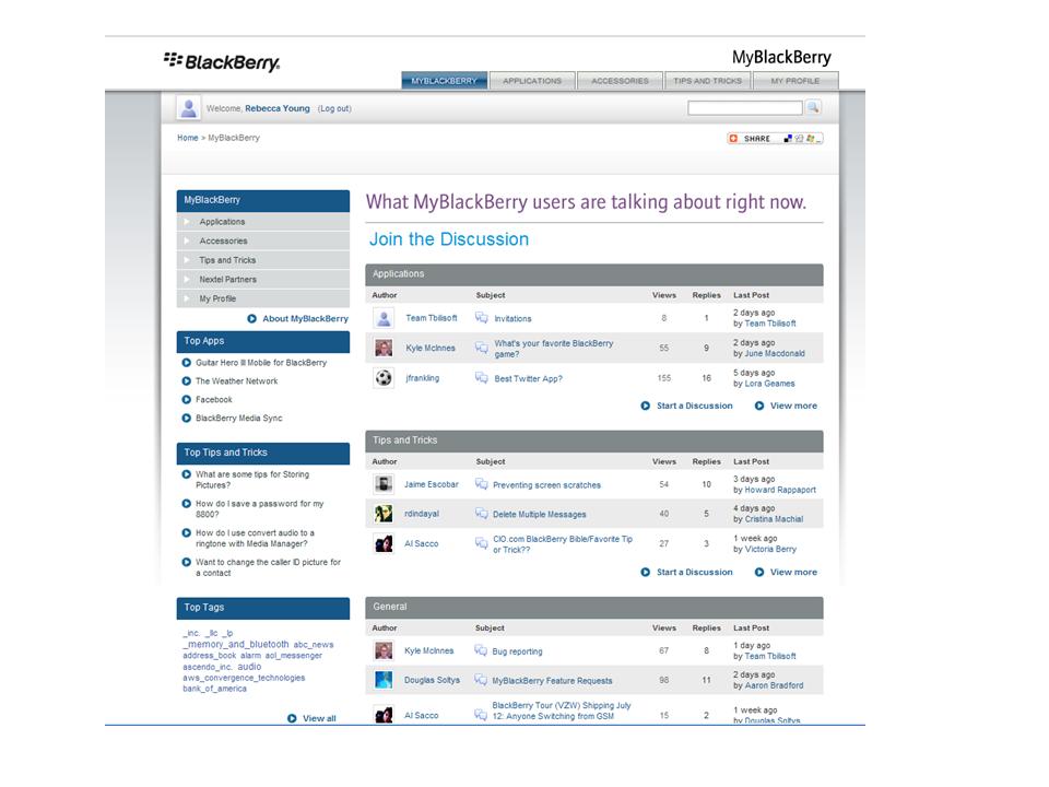 MyBlackBerry social network launches today