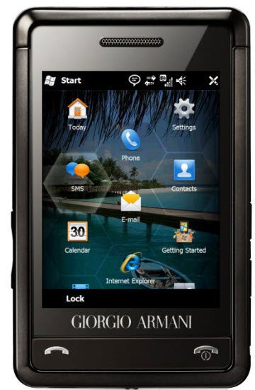 This is a mockup of the Samsung Giorgio Armani 2 - More information about the Samsung Giorgio Armani 2