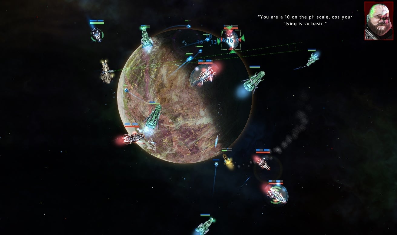 Lasers!!! - Star Nomad 2 is a dynamic space strategy game for iOS with pretty graphics and freedom of choice
