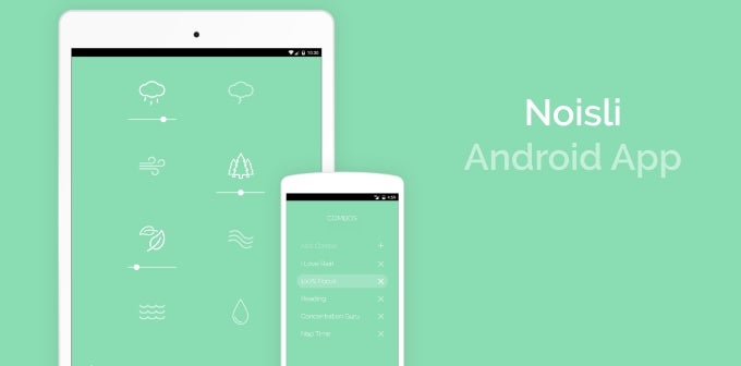 Noisli shuts out annoying noises and helps you focus or get some rest when you have to