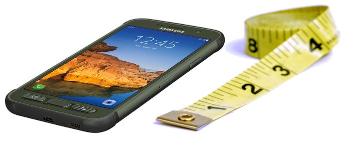 Samsung Galaxy S7 Active size comparison: here&#039;s how the rugged champ measures up