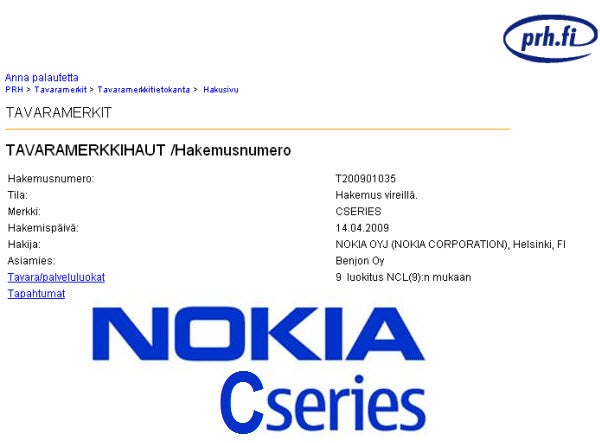 Nokia playing alphabet soup, adding C to E and N series?