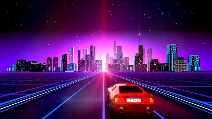 Neon Drive is a high speed racing rhythm game lit with 80's action ...