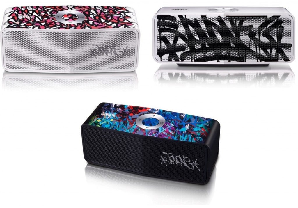 Taking your beats on the go? LG launches proper street art-styled portable speakers