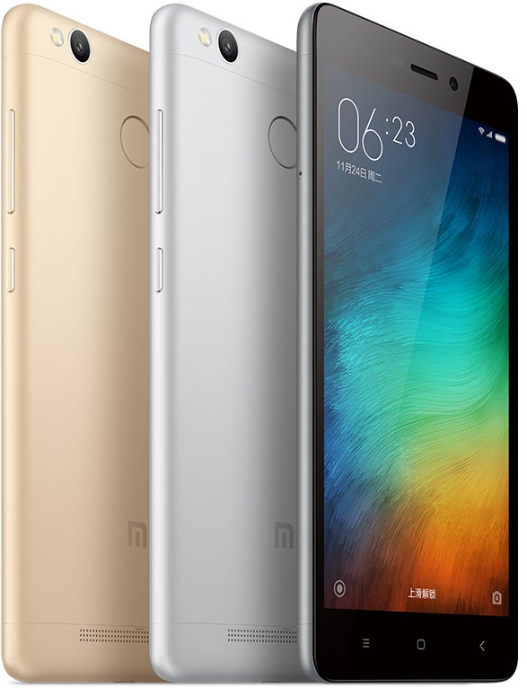The $105 Redmi 3S features a metal body. - The $105 Xiaomi Redmi 3S brings a metal body and fingerprint scanner to the lowest Android phone tier