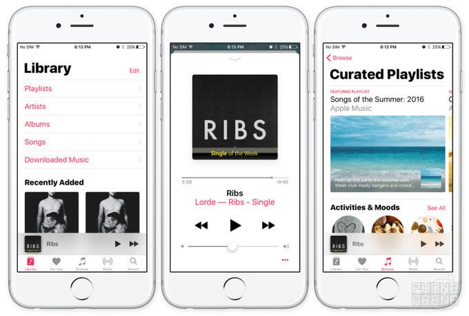 Apple Music in iOS 10 gets a welcome redesign - iOS 10 Review: fun, fresh, more functional than ever