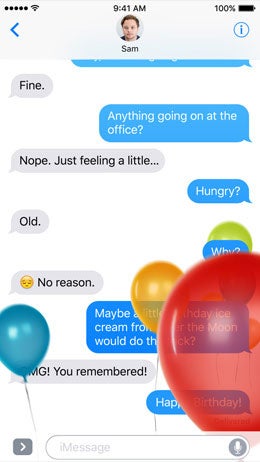 No iMessage balloon fun for Android users - Why no iMessage for Android? Apple exec explains why the service is staying closed