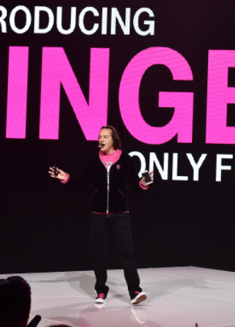 T-Mobile CEO John Legere introduces Binge On last November - Report: Binge On provides T-Mobile customers with &quot;lower quality videos and unexpected charges&quot;