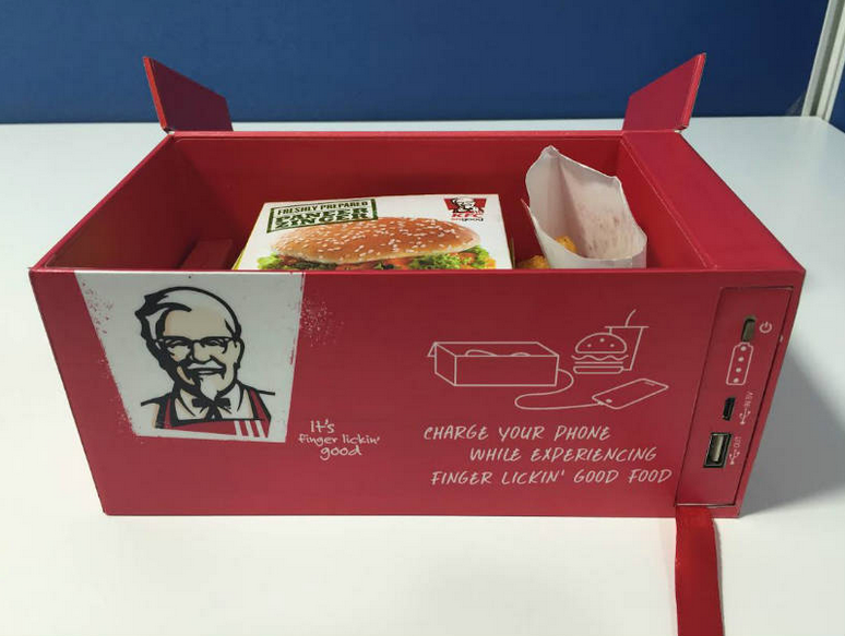 KFC&#039;s Watt A Box will recharge your device while you eat - KFC&#039;s new &#039;Watt A Box&#039; charges your phone while you eat