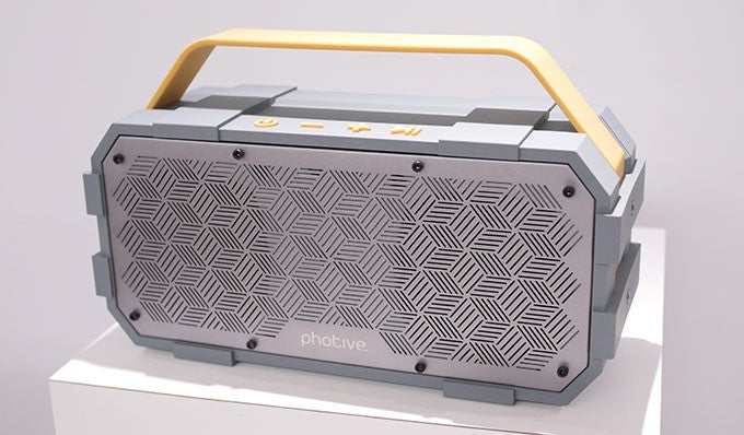 Photive M90 waterproof, rugged Bluetooth speaker - Photive's Bluetooth audio lineup targets music fans looking for hardware on a budget