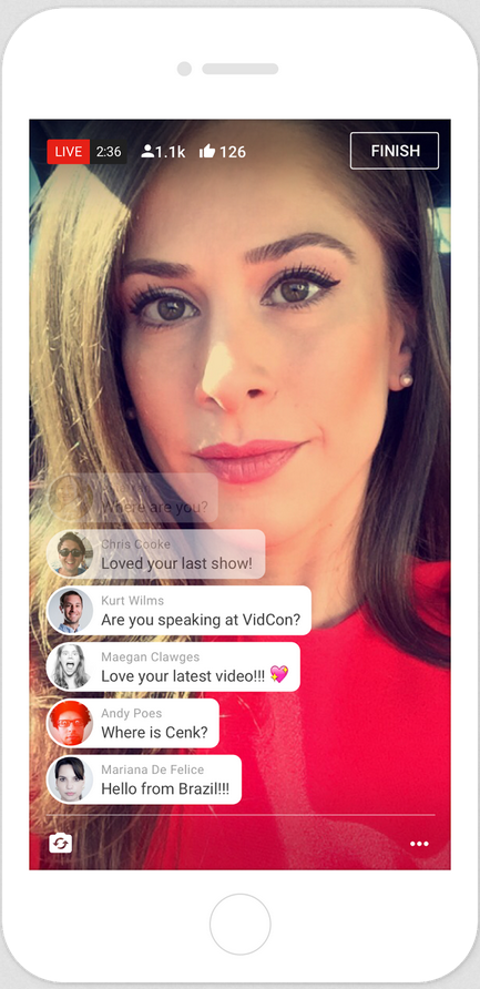 Android and iOS users can live stream from the YouTube app - YouTube's mobile app now includes live streaming capabilities